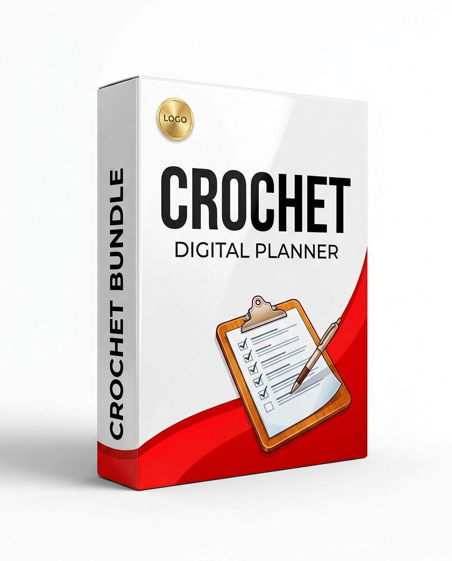 Printable Crochet Digital Planner! bonus